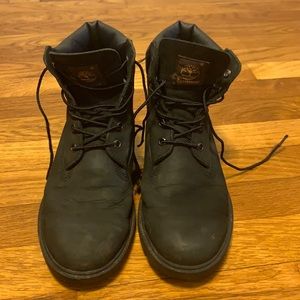 Black Timberland boots